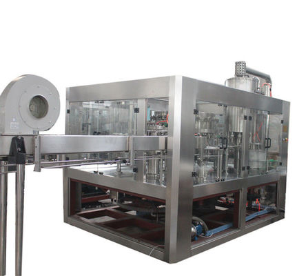 China PET Bottle Carbonated Beverage Filling Machine , 3 In 1 Carbonated Water Filling Machine supplier