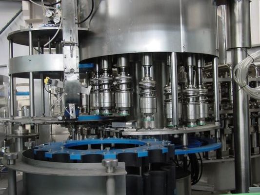 12 Capping Heads Small Scale Juice Bottling Equipment / Plastic Bottle Filling Machine supplier