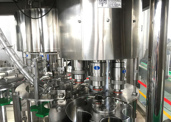 15 kw Fruit Juice Processing Equipment , Automatic Pet Bottle Filling Machine supplier