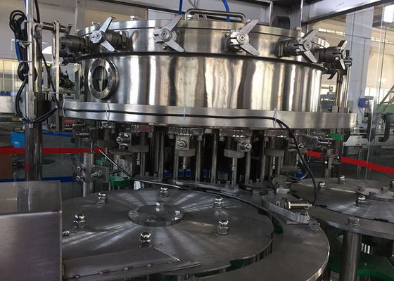 Carbonated Cold Drink Filling Machine , Small Scale Bottle Filling Machine supplier