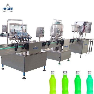 1000 Bph Carbonated Beverage Bottling Equipment / Hot Fill Bottling Equipment supplier