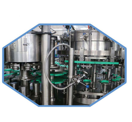 Beverage Can Filling Machine , 2-1 Full Automatic Carbonated Juice Machine supplier