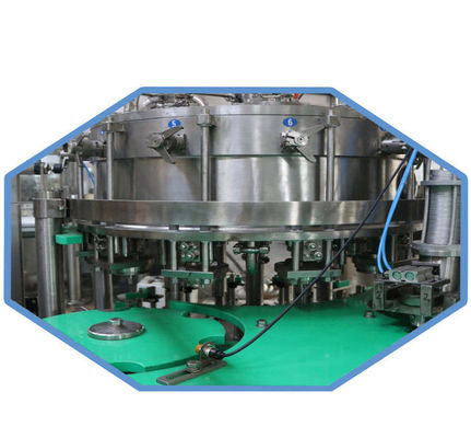 Beverage Can Filling Machine , 2-1 Full Automatic Carbonated Juice Machine supplier