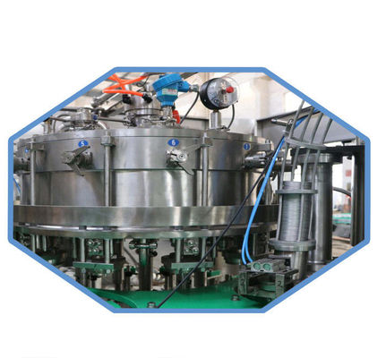 Beverage Can Filling Machine , 2-1 Full Automatic Carbonated Juice Machine supplier