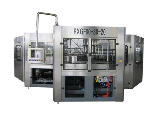 Carbonated Beverage Bottling Equipment 3 In 1 Filling Monoblock supplier
