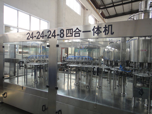 4000-6000BPH Monoblock Liquid Filling Machine / Automatic Washing Filling Capping Machine supplier
