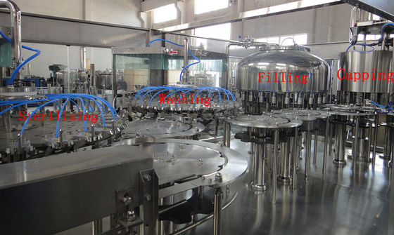 4000-6000BPH Monoblock Liquid Filling Machine / Automatic Washing Filling Capping Machine supplier
